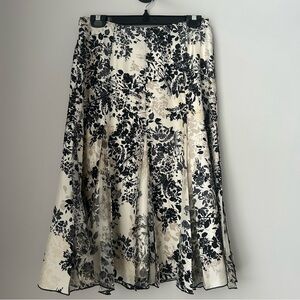 Kate Cooper Floral Silk Skirt